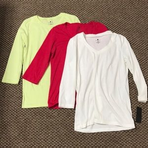Dreamscape Lounge/Sleep Tops 3/4 Sleeve : Lot of 3